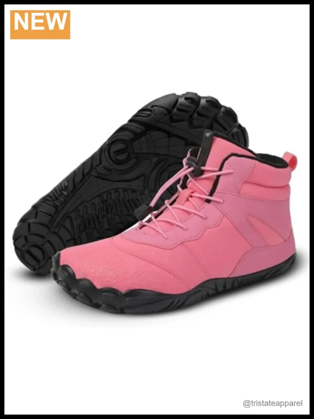 Women's Barefoot Winter Boots Wide Toe Box Non-Slip Rubber Sole